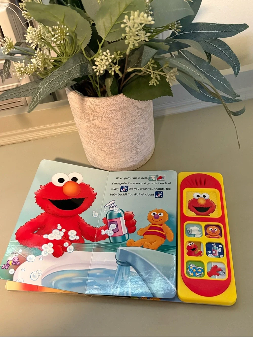 Sesame Street Elmo Potty Training Sound Book - Red,  & Night Night Elmo
